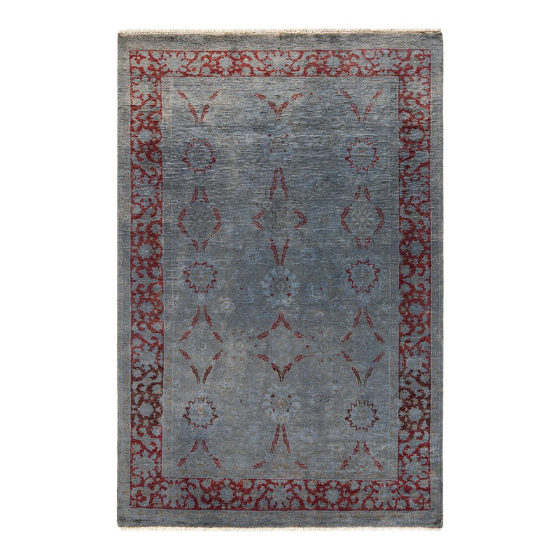 Crescencio One-of-a-Kind 4' 1" X 6' 1" Hand Knotted Area Rug