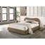 Grand lit avec tête de lit courbée en velours brun, style contemporain, rangement, rangement en bois massif et bois d'ingénierie, cadre de lit-1341650778-1341650779