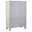 Commode à 8 tiroirs, collection Vallauris - Finition blanc crème