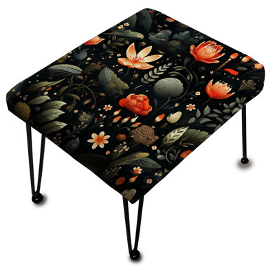 Nomadic Botanical Evasion - Repose-pieds rectangulaire botanique