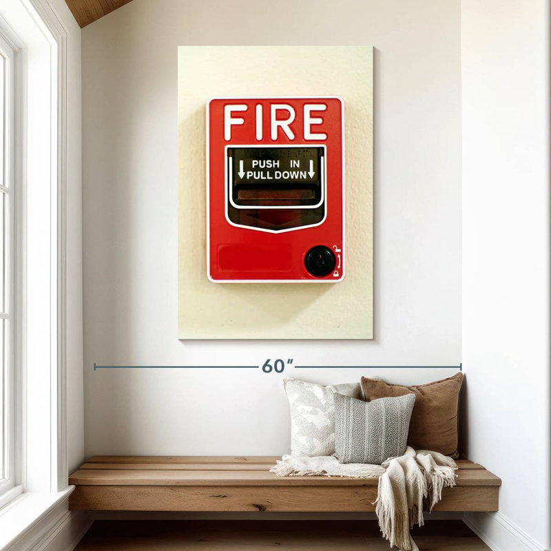 Alarme incendie Alcaraz, H 48 po x l 32 po