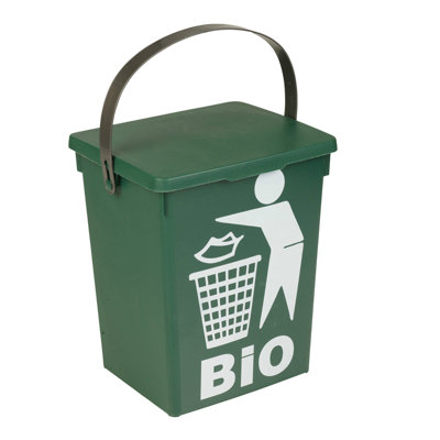 Plastic Manual Lift Kitchen Trash Can - 5L