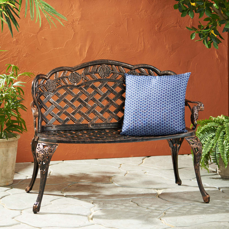 Banc de patio en aluminium