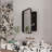 16X24 Inch Recessed Black Metal Framed Medicine Cabinet With Mirror And Adjustable Shelves Black Wall Mirror With Storage For Bathroom-311061299