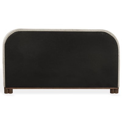 Chenille Upholstered Bed