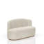 Banquette cacao et ivoire