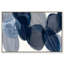 Art mural encadré "Overlaping Blues II" par Art Remedy, cadre argenté, 36 x 24-1964372383-1964372376