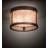 Kinnerly Mica Flush Mount