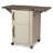 Portable Dry Rein Outdoor Serving and Grilling Prep Station with Wheels