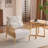 Masson Chenille Accent Chair Armchair With Pillow-1345830568