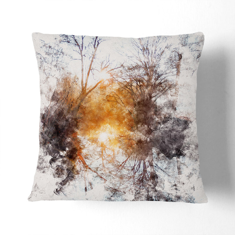 Square Throw Cushion, 40cm H x 40cm W x 15cm D