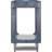 32.63'' H x 19'' W Utility Cart with Wheels
