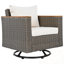 Ensemble modulaire d'extérieur 8 pièces avec chaises berçantes pivotantes et table de rangement-1971753406