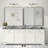 Molly Tempered Glass and Metal Framed French Cleat Mounted Wall Bathroom / Vanity Mirror-86873724-131137833-120985719