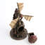 Moulin à vent en bronze coulé à froid H 7,48 pouces