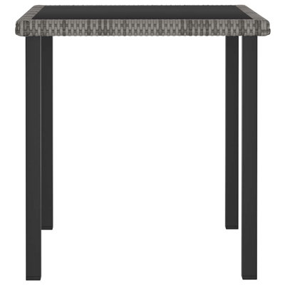 Table de salle à manger de jardin grise