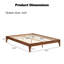 Structure de lit plateforme 12 po-1165306144