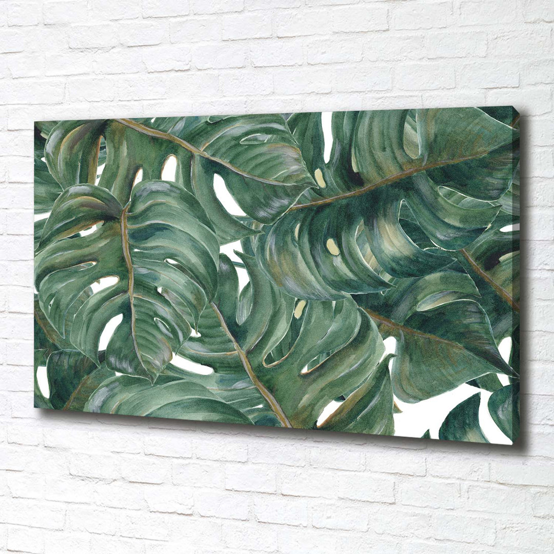 Monstera - Ungerahmte Kunstdrucke auf Leinwand