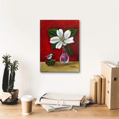 'Chickadee' by Catherine A Nolin, Canvas Wall Art