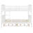 Full Over Full Convertible Wooden Bunk Bed with Twin Trundle, Splits Into Two Full Platform Beds-1759053671