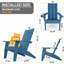 Chaise Adirondack en plastique Academy-735172791