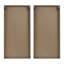 Ensemble de décoration murale bicolore 2 pièces Birch