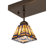 Tovaris Glass Semi Flush Mount