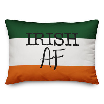 Coussin décoratif drapeau irlandais