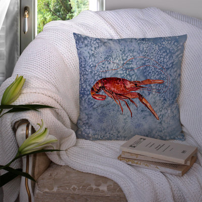 Coussin décoratif intérieur/extérieur crawfish