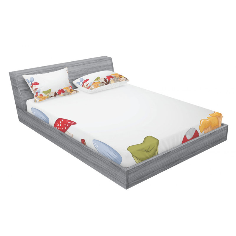 Microfiber Sheet Set, Full Sheet Set with Fitted Sheet