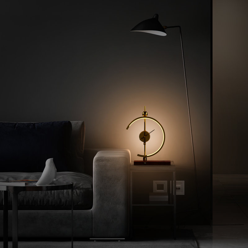 Albom LED Clock Lamp With Wireless Phone Charging Spot