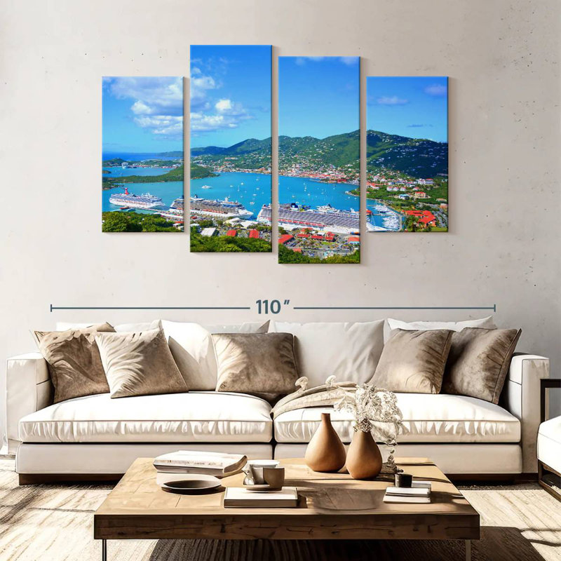 Gillard Marina In Saint Thomas, 54" H x 84" W
