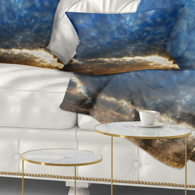 Coussin Dramatic Blue and Brown Skies - Sea & Shore
