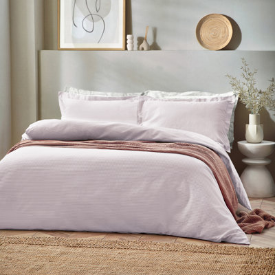 Waffle 180 TC Duvet Cover Set