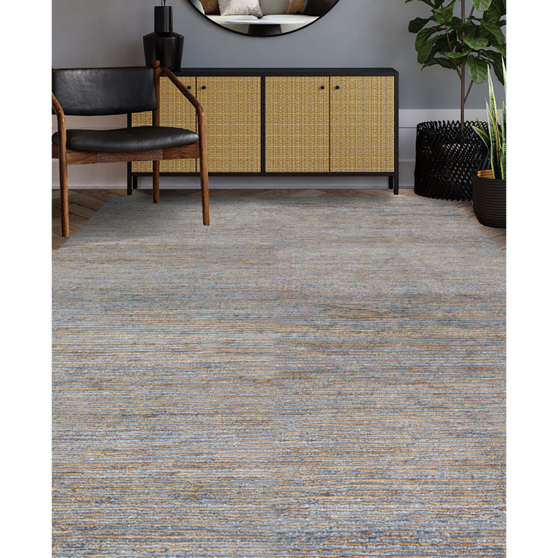Area Rug in Beige, Rectangle 8'8" x 11'9"