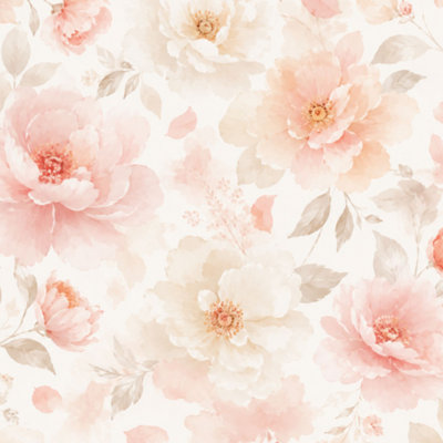 Papier peint pelez et collez, pivoine douce et rosée, gros plan, pétales délicats, motif floral l 23,6 po x H 118 po, papier peint amovible et auto-adhésif