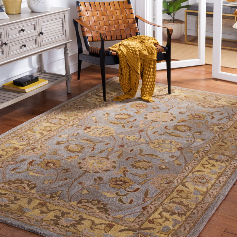 Tingley Hand Tufted Wool Pile Oriental Rug, Rectangle 8' x 10'