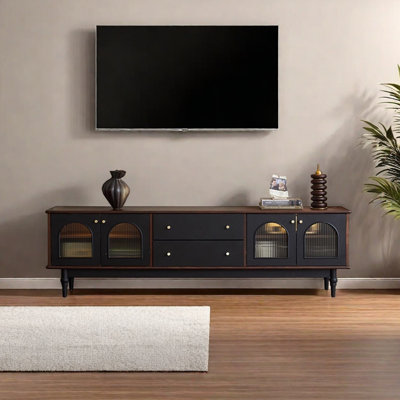 Meuble télé en pin style rétro français
