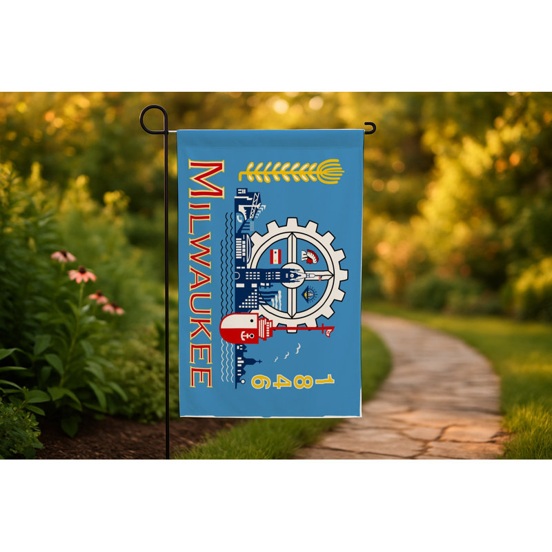 Drapeau de la ville de Milwaukee - drapeau extérieur, 36" H x 60" W
