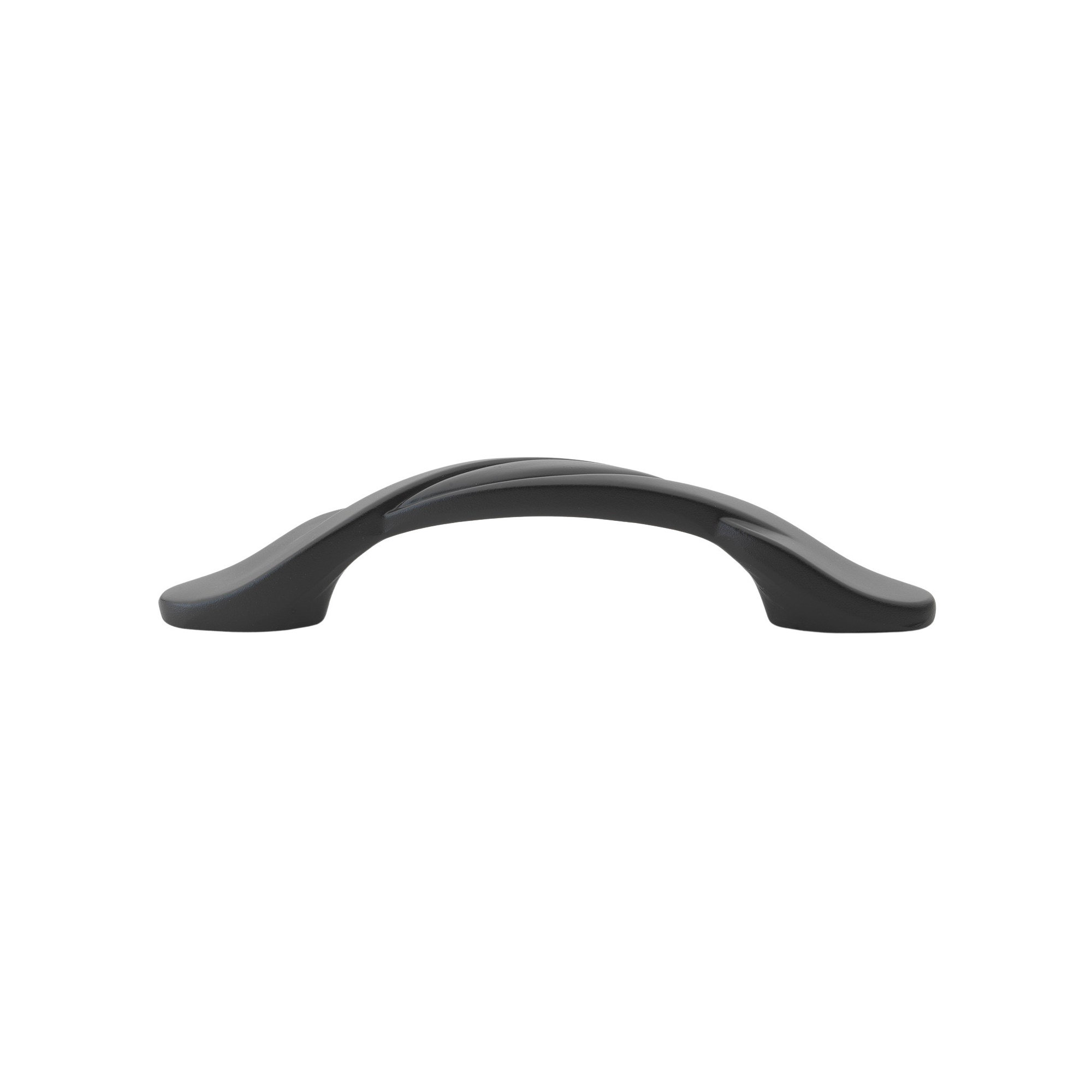 GlideRite Hardware Classic Twisted Pull, Matte Black