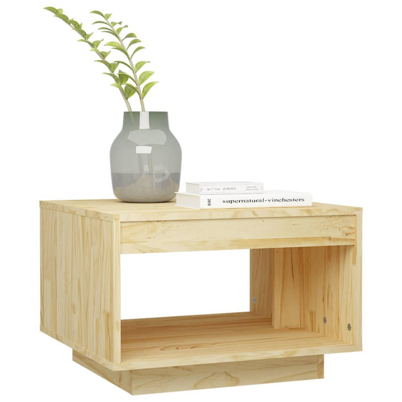 Latourette Solid Wood Solid Coffee Table with Storage, Natural