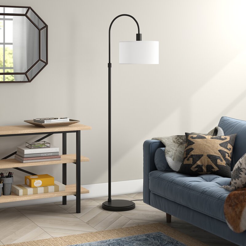 George Oliver Priebe 70'' Arched Floor Lamp & Reviews | Wayfair