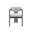 Chaise d'appoint de salle à manger rembourrée 1 pièce Modern