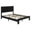 Lit plateforme en bois durable avec rangement pratique sous le lit-1891736171