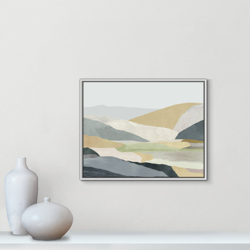 Blair Warm Hills I - cadre photo, reproduction d'art sur toile, Toile blanche, H 23,5 po x l 29,5 po x P 2 po