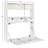 Aerick Solid Wood Top Floating Desk-1183670584