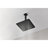 Bathroom Showerhead - Matte Black Stainless Steel, High Rainfall And Easy Maintenance Shower Head Black, Steel With Cleaning Feature-127299578