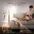 Helix 48 in. Industrial LED Floor Lamp with Cool White and Color-Changing Options