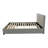 Upholstered Bed with Drawer in Gray-1711193320