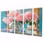 Ensemble de 5 décorations murales Norval - Bouquets assortis-106158090